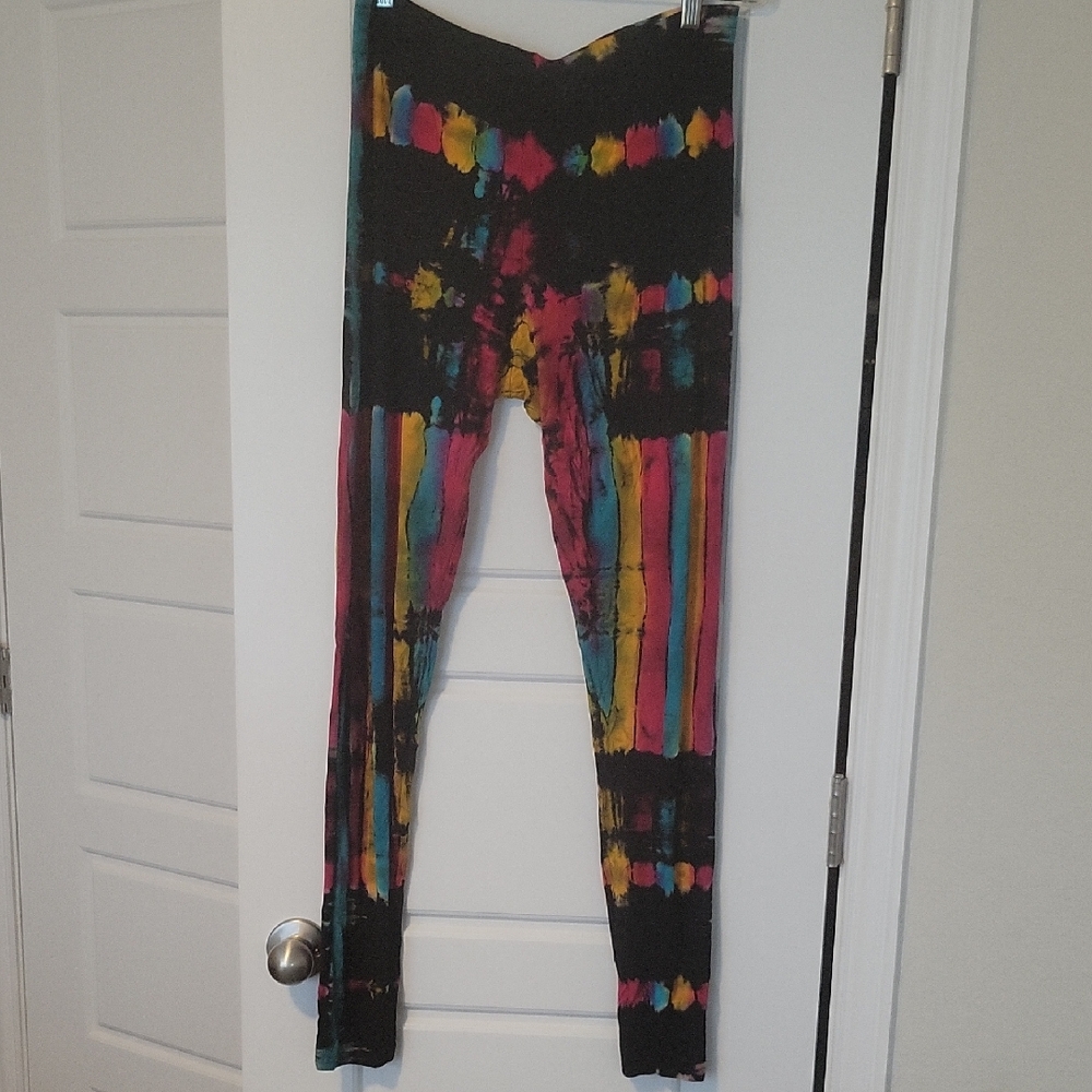 Harem Pants Multi-Colored Ankle Length Leggings - image 1